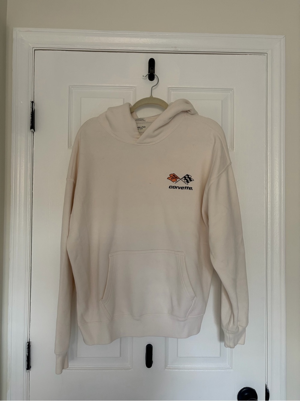 Abercrombie Corvette Off-White Men's Pullover Hoodie